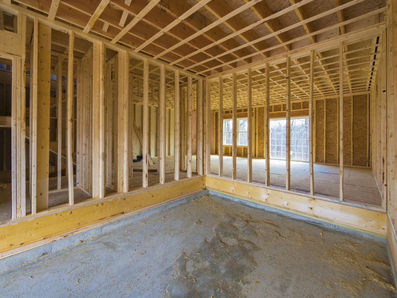 Basement Wall Framing in Conroe, TX