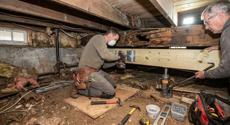 Ceiling Joist Repair in Kansas City, KS
