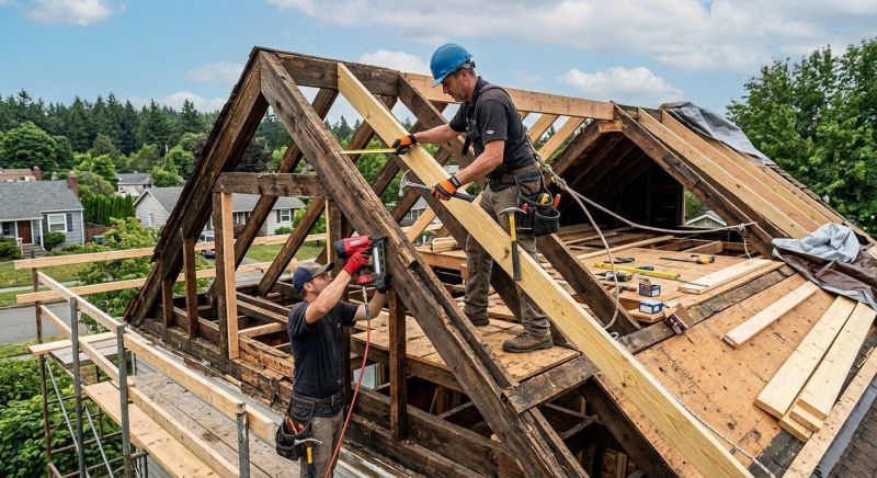 Damaged Framing Replacement in Conroe, TX
